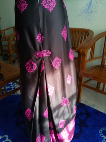 Photo 2 of Kurung moden TP-411001 Baju kurung moden + kain kipas belakang
