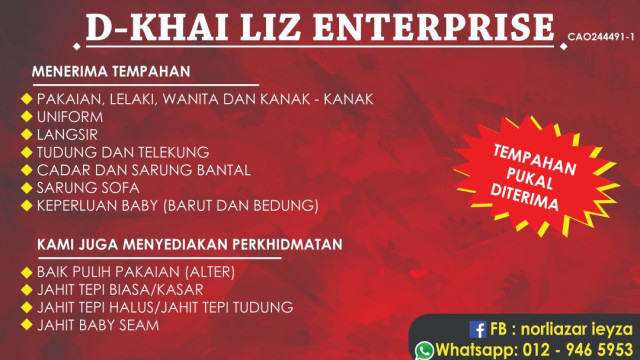 D-khai Liz Enterprise Photo 1 of Tailor-579