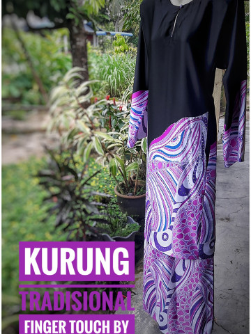 Photo 2 of Baju kurung tradisional TP-68001 Menjahit baju kurung Tradisional. Menjahit baju sekolah. Menerima tempahan jahit pukal.