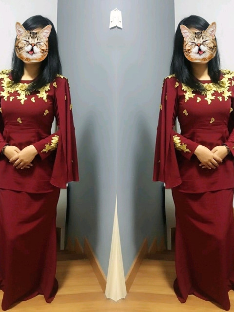 Baju Kurung Moden Lengan Bercape TP-527007