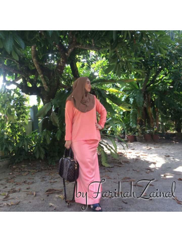 TP-260002 Kurung moden Kain kipas