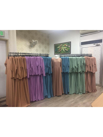 Photo 1 of Tempahan Jahitan Jubah Dress Wanita TP-321002 Jubah wanita
