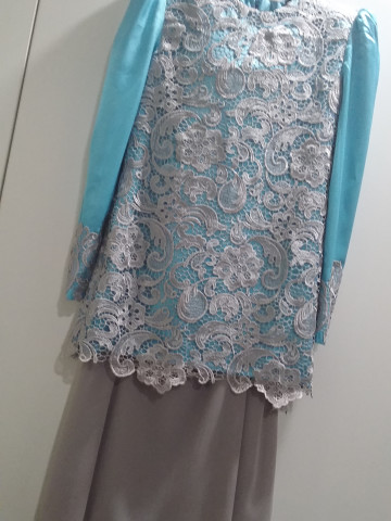 Photo 2 of Sweet stitches Ssb0001 Kurungg
 Modern prada lace