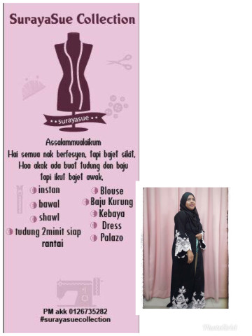 Photo 1 of Surayasue collection TP-378001 baju kurung moden lace