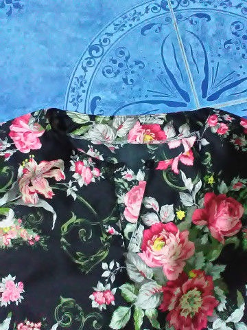 Photo 3 of baju kurung moden TP-578000 baju kurung moden wanita dewasa - bercorak 
kain potongan duyung