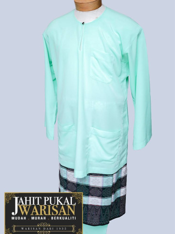 TP-598011 - baju melayu teluk belanga, baju melayu teluk belanga