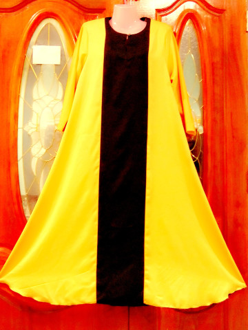 Photo 1 of Jubah TP-602001 Jubah wanita dengan campuran warna kain