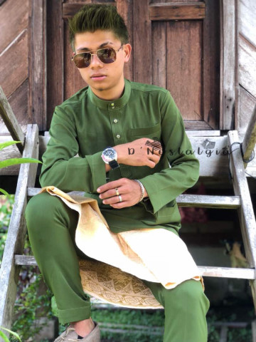Photo 1 of Baju melayu slimfit TP-565001 Baju melayu slimfit - masterpocket, potongan mengikut badan.