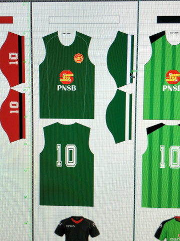 TP-553001 - Jersey, Sublimation Jersey pasukan bola sepak PNSB