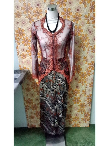 Photo 1 of Kebaya wanita dewasa TP-368001 baju dari kain lace,
Kain jenis kain batik