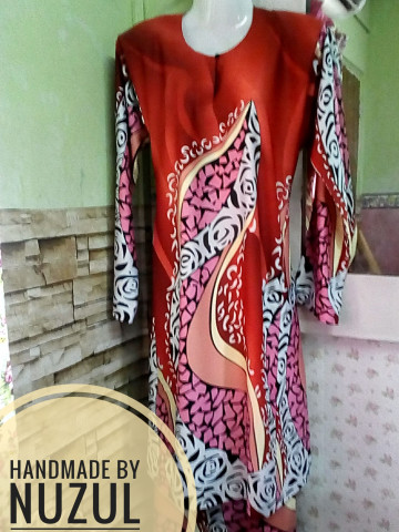 Photo 1 of Baju kurung pahang Kurung pahang 01 Kurung pahang kain susun tepi